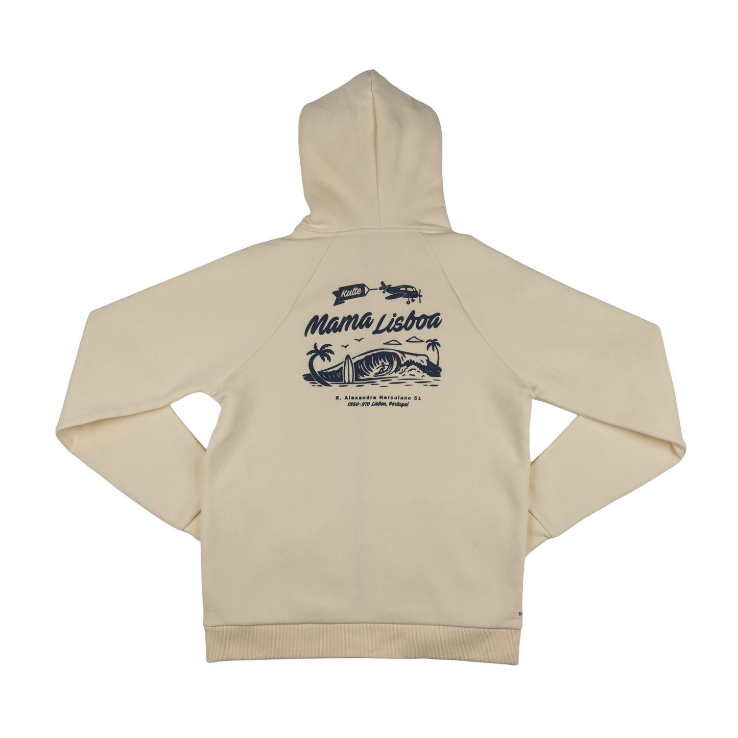 MAMA BEACH ZIP HOODIE OFF-WHITE X KULTE