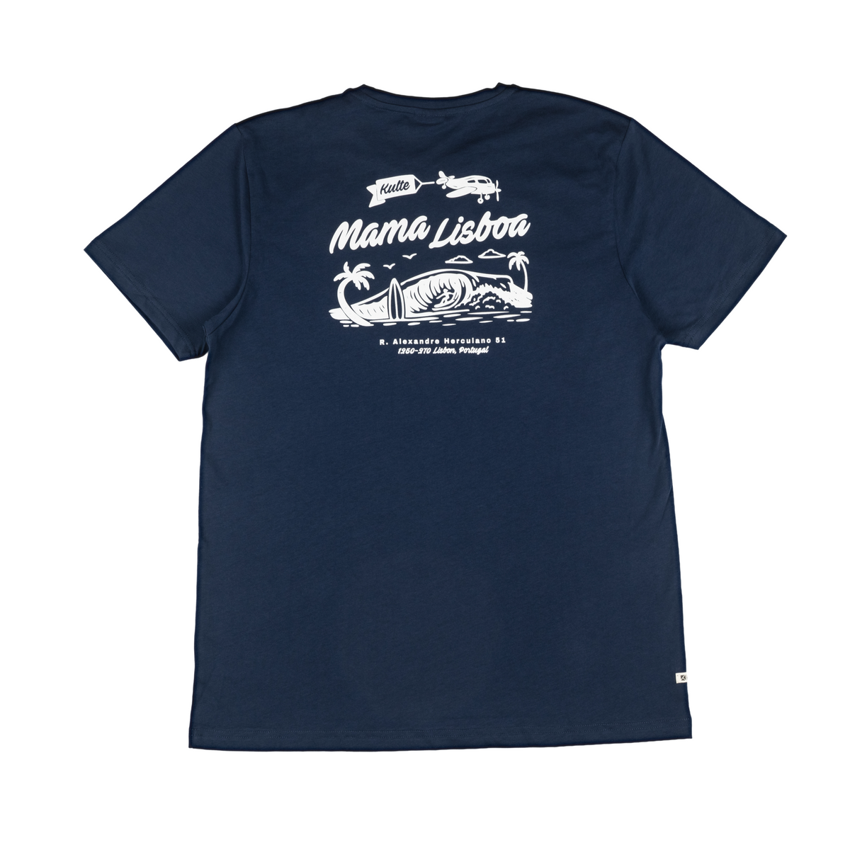 MAMA BEACH T-SHIRT MARINE BLUE