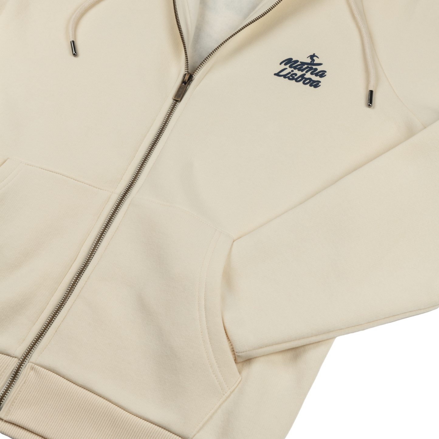 MAMA BEACH ZIP HOODIE OFF-WHITE X KULTE