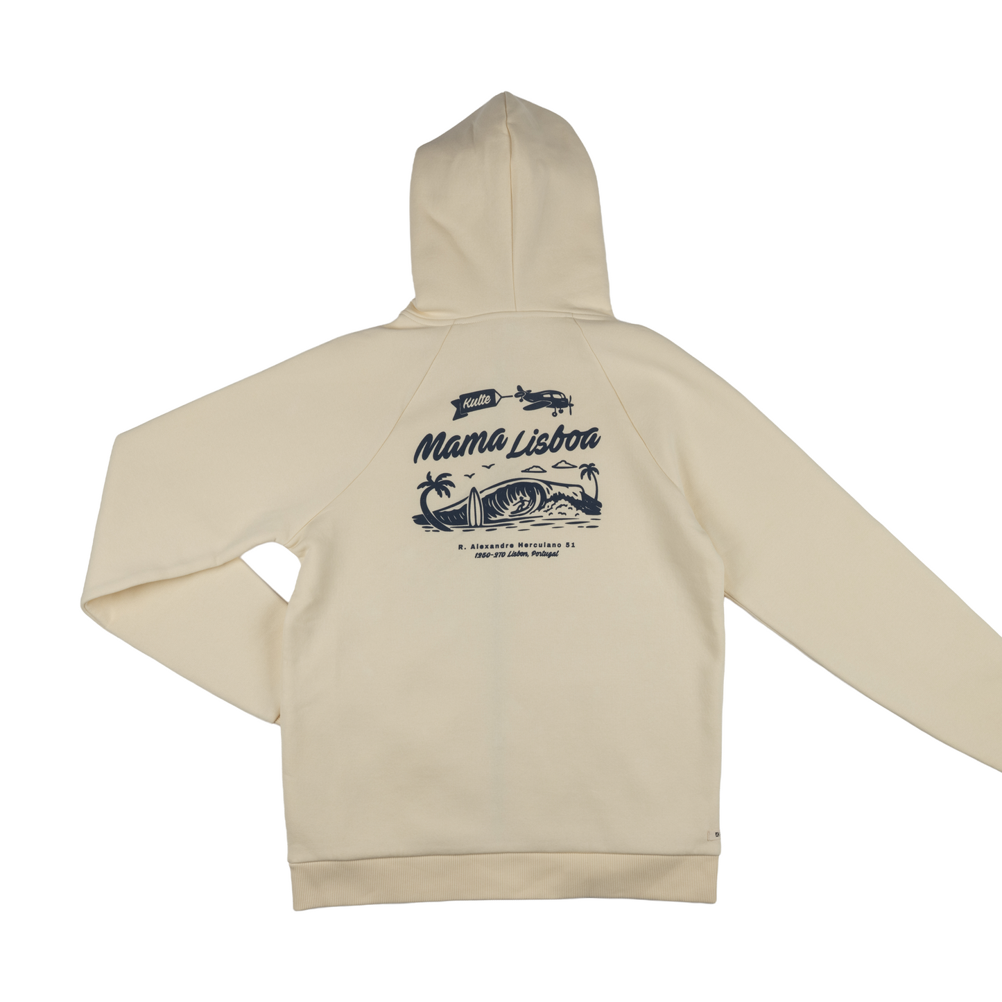 MAMA BEACH ZIP HOODIE OFF-WHITE X KULTE