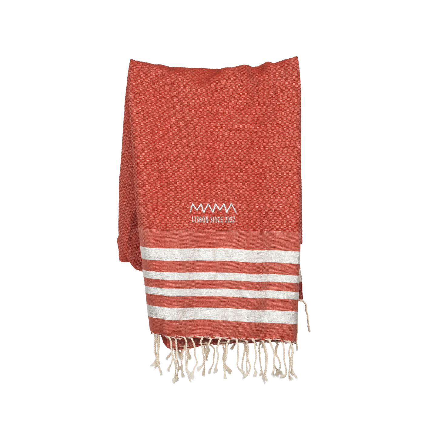 FOUTA MAMA BEACH TOWEL TERRACOTA