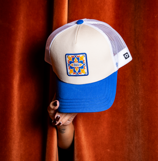 AZULEJO CAP BLUE & BEIGE | MAMA LISBOA X KULT