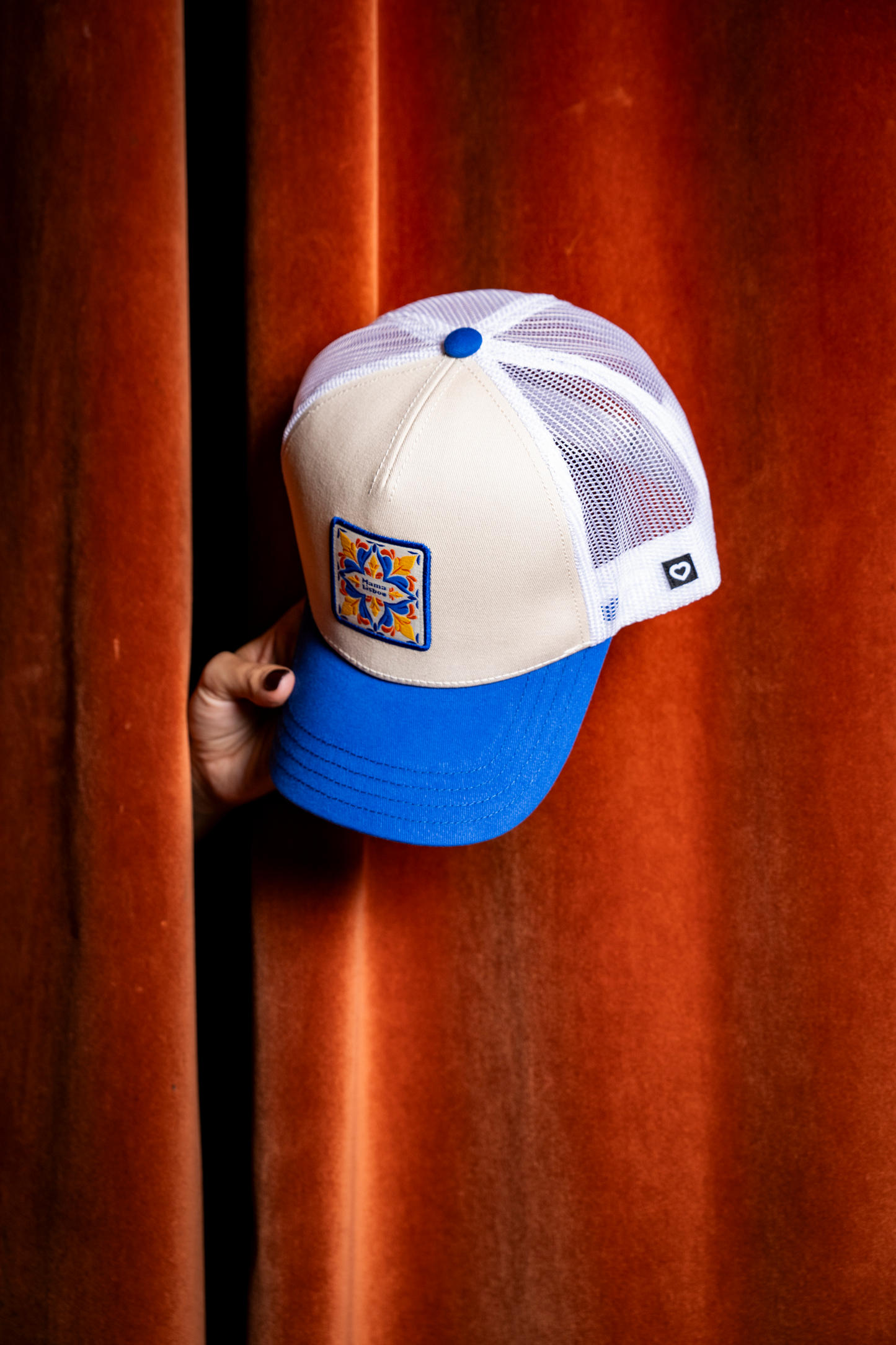 AZULEJO CAP BLUE & BEIGE | MAMA LISBOA X KULT