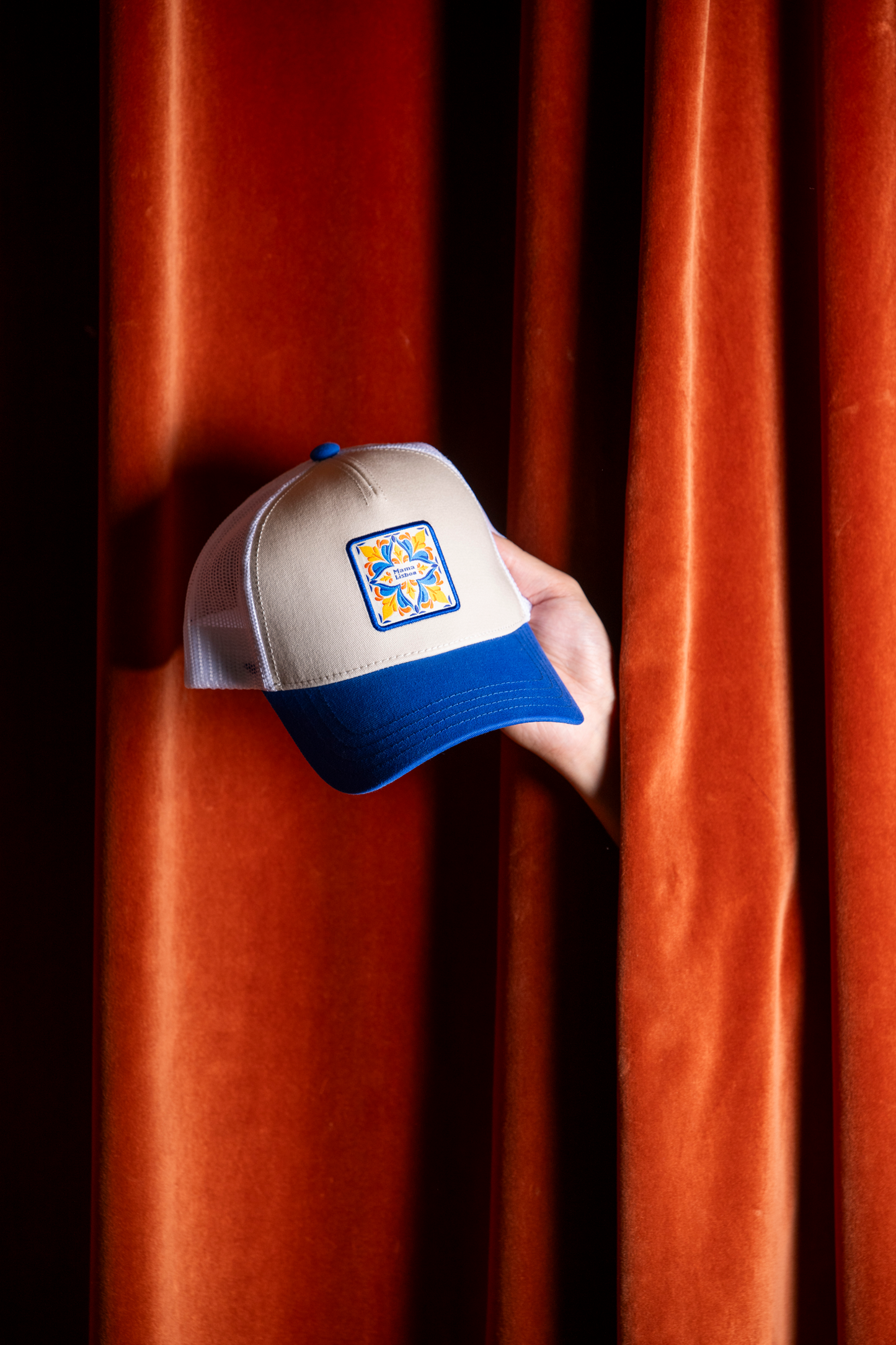 AZULEJO CAP BLUE & BEIGE | MAMA LISBOA X KULT