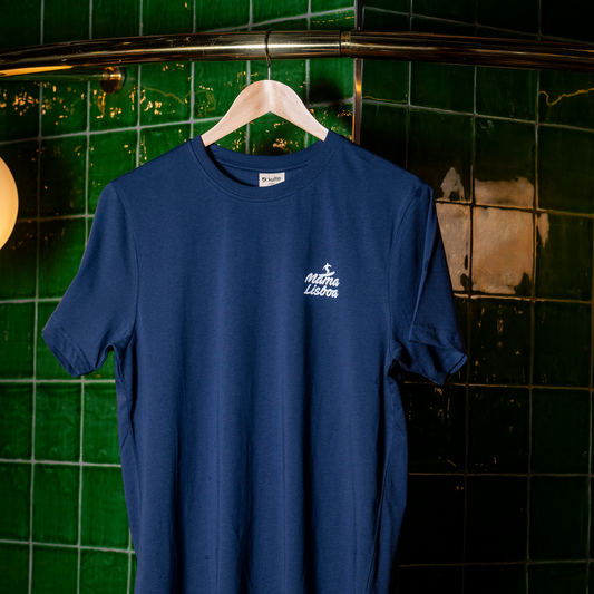 MAMA BEACH T-SHIRT MARINE BLUE
