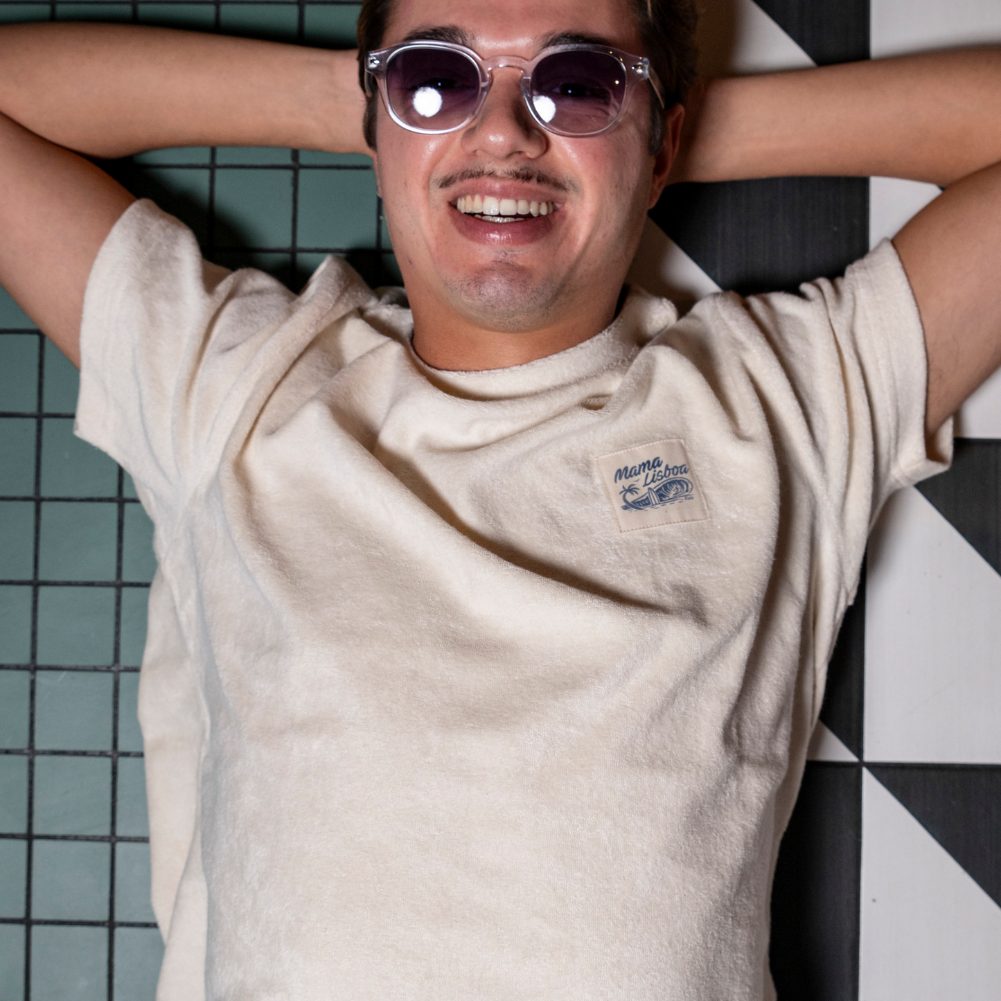 MAMA BEACH T-SHIRT TERY OFF-WHITE X KULTE