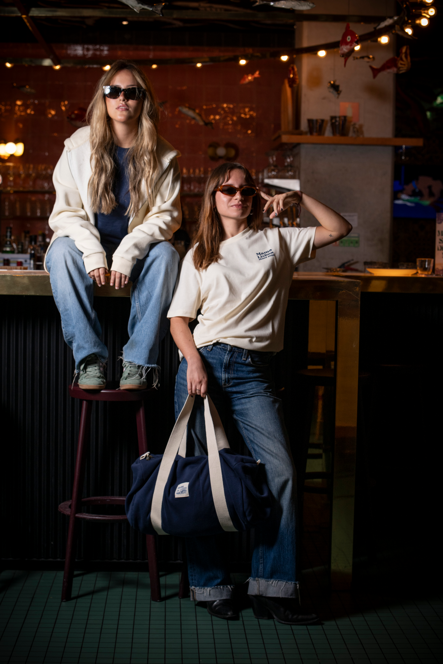 MAMA BEACH SPORT BAG NAVY X KULTE